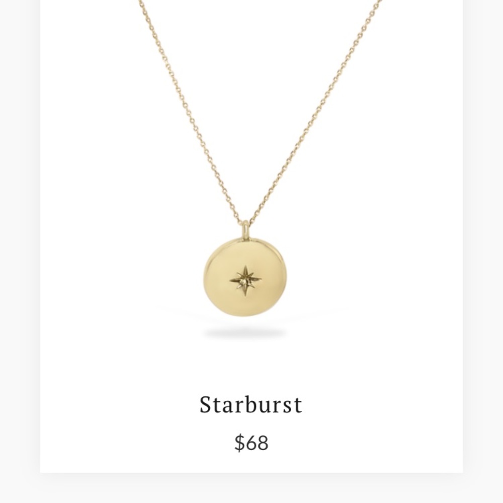 Uncommon James starburst necklace *like new*